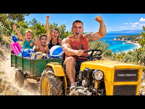 IDEMO TRAKTOROM NA PLAŽU