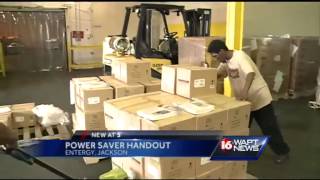Entergy hands out free bulbs