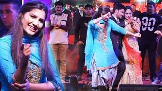 सपना चौधरी का शादी फंक्शन में जबरदस्त ठुमका दूल्हा दुल्हन भी नाचे | Sapna Udaipur Dance 2018