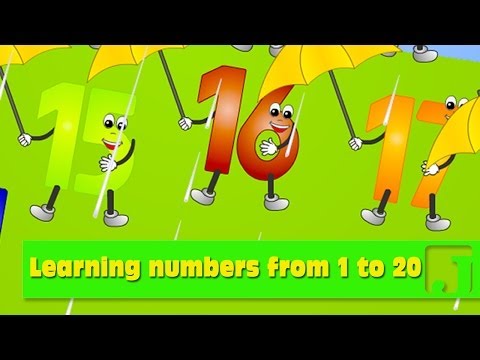 Learning Numbers from 1 to 20 | Children Educational songs | Jaccoled