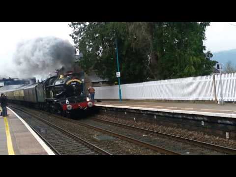 5043 Earl of Mount Edgcumbe 11/03/2017  Abergavenny station