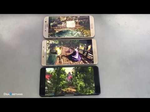 Antutu Benchmark Test Samsung A 7 2017 VS A9 pro VS C9 pro