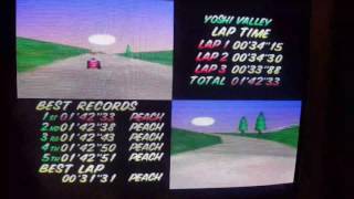 MK64 - Former World Record on Yoshi Valley - 1'42"33* (NTSC: 1'25"10) by Daniel Burbank