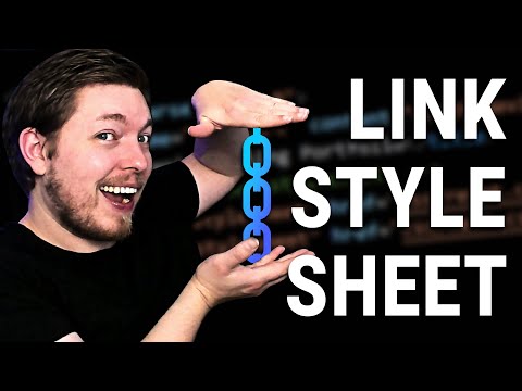 2 | HOW TO LINK A CSS STYLESHEET USING HTML | 2023 | Learn HTML and CSS Full Course for Beginners