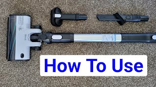 Levoit LVAC-200 Cordless Stick Vacuum – How To Use