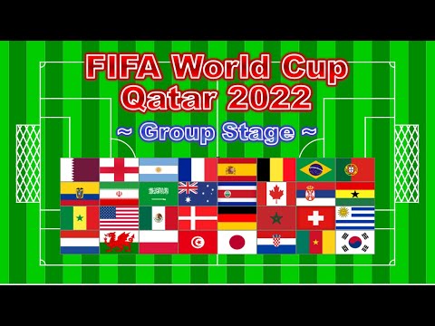 FIFA World Cup Qatar 2022 ~Group Stage~ | Marble soccer by Marble Factory