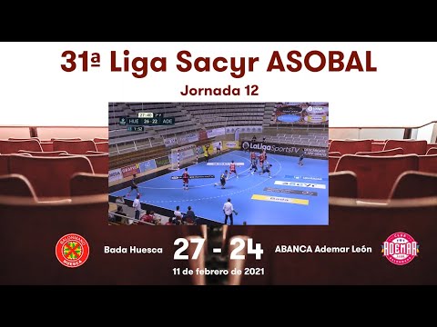31ª Liga Sacyr ASOBAL J12: Bada Huesca - ABANCA Ademar León 27-24