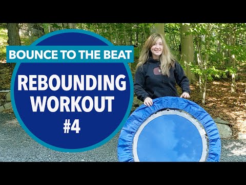 Rebounding Cardio Workout #4 (23 MIN) Bounce to the Beat. Beginner to Intermediate.