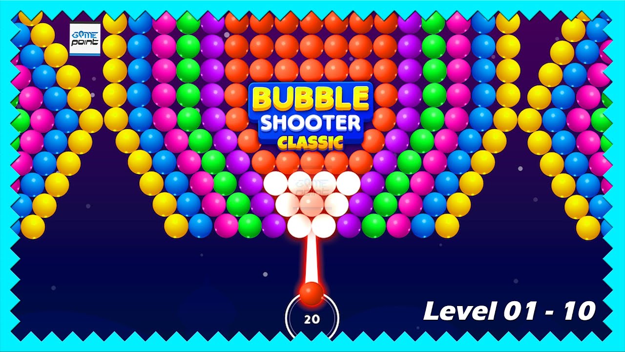 Bubble Shooter Classic Level 1 - 10 ๐ ( Bubble Pop Game )