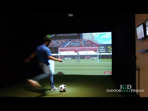 Custom Soccer Simulator Bay - Indoor Golf Design™