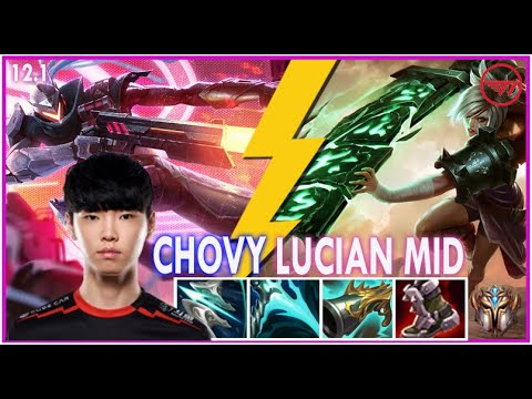 Chovy trong tay của Lucian đánh quá đỉnh , out trình mid team bạn