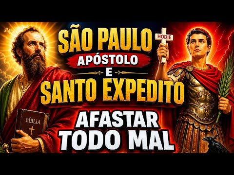 Oração Forte com São Paulo e Santo Expedito | Milagre Urgente / proteja sua casa.