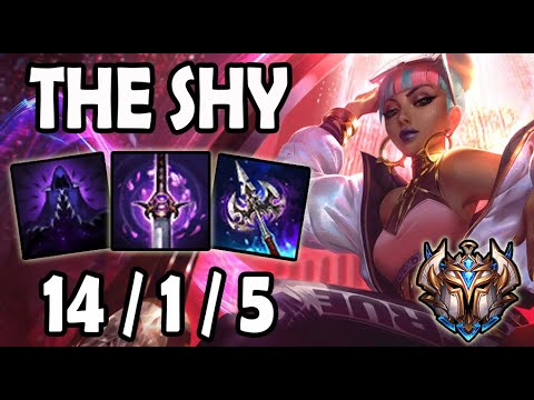 TheShy QIYANA vs AATROX [ TOP ] Lol Ranked Korea