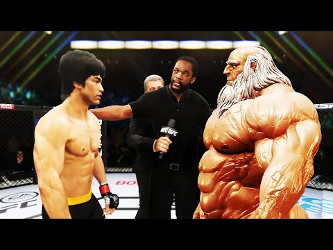 PS5 | Bruce Lee vs. Old Man Super Jock (EA Sports UFC 4)