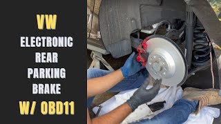 Easy VW Rear Brake Replacement with OBDEleven | Electronic Parking Brake Tutorial