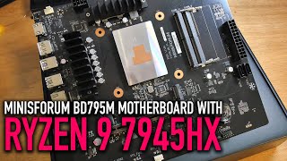 Minisforum BD795M: AMD Ryzen 9 7945HX MATX Motherboard - Benchmarks & Info