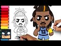 How To Draw Ja Morant Memphis Grizzlies