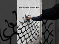 How to make BARBED WIRE Graffiti. via @leandroshesko. #graffiti #graffitiart #shorts