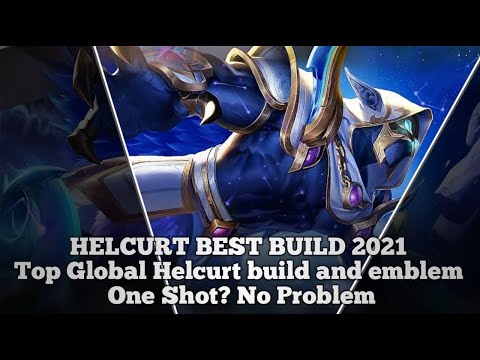 HELCURT BEST BUILD 2021 | Top Global Helcurt build and emblem | One Shot? No Problem | MLBB