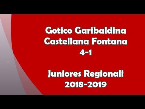 Gotico - Castellana (4-1) Juniores Reg.