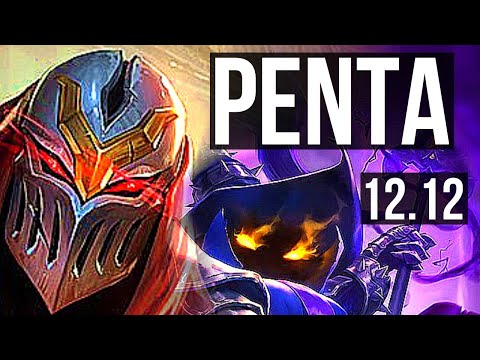 ZED vs VEIGAR (MID) | Penta, 1.9M mastery, Legendary, 300+ games | NA Master | 12.12