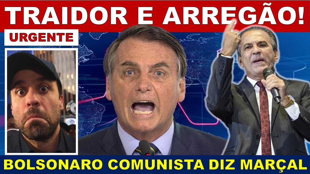 BRIGUEM CANALHAS! BOLSONARO CHAMA MARÇAL DE TRAIDOR ARREGÃO! MARÇAL DIZ QUE JAIR É COMUNISTA!