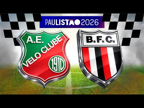 [AO VIVO] VELO CLUBE X BOTAFOGO-SP | 1ª RODADA | FASE DE GRUPOS | PAULISTÃO 2026