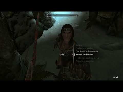 Skyrim   The Real Perma Death Run   pt72   Wolf Skull Cave & Proud Spire Manor