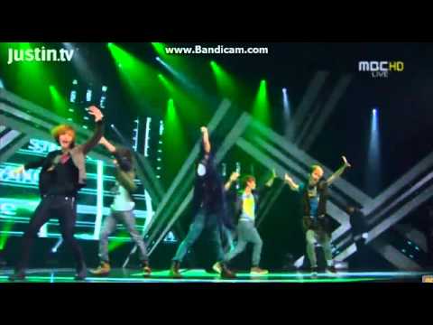 [120324 Music Core] SHINee - Stranger+Sherlock (03/24/2012)