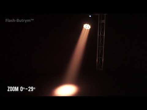 Flash F7100520 2x LED MOVING HEAD 12x40W ZOOM + Case (ZESTAW 2 x głowica + skrzynia)