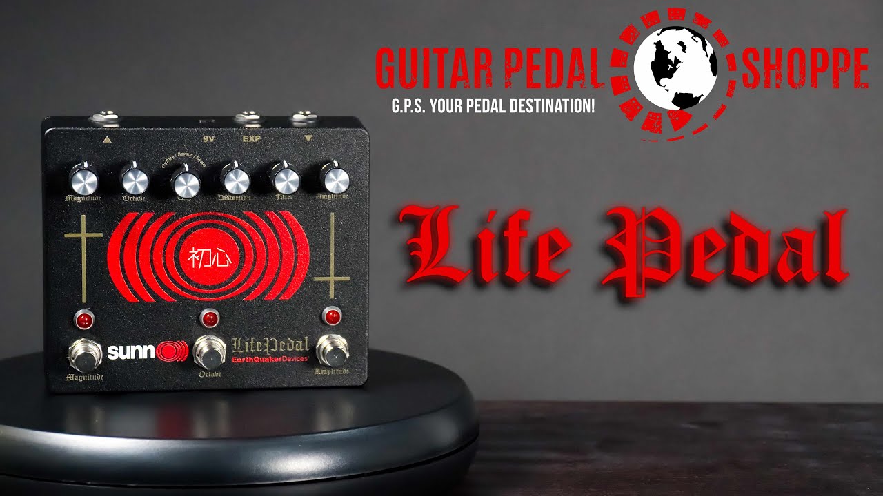 Earthquaker SUNN Life Pedal V3| Guitar Pedal Demo | Octave Distortion Booster | Guitar Pedal Shoppe
