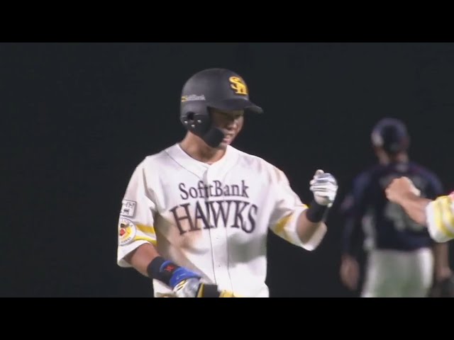 【6回裏】4安打5打点の大暴れ!! ホークス・中村晃の勝ち越しタイムリー2ベースヒット!! 2020/7/28 H-L