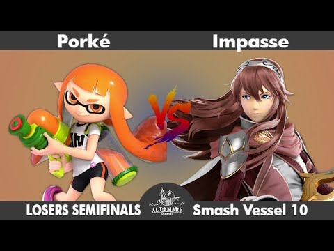 Smash Vessel 10 - Shunf Saga - Porké (Inkling) vs Impasse (Ricther) - Losers Final