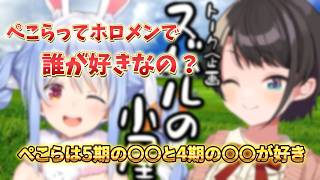 【大空スバル切り抜き】Vol. 2 タブー！ホロメンの好き嫌いをハッキリ言う！/兎田ぺこら