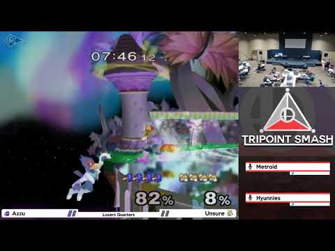 Azzu (Falco) vs Unsure (Fox) - Tripoint Smash 22 Loser's Quarters