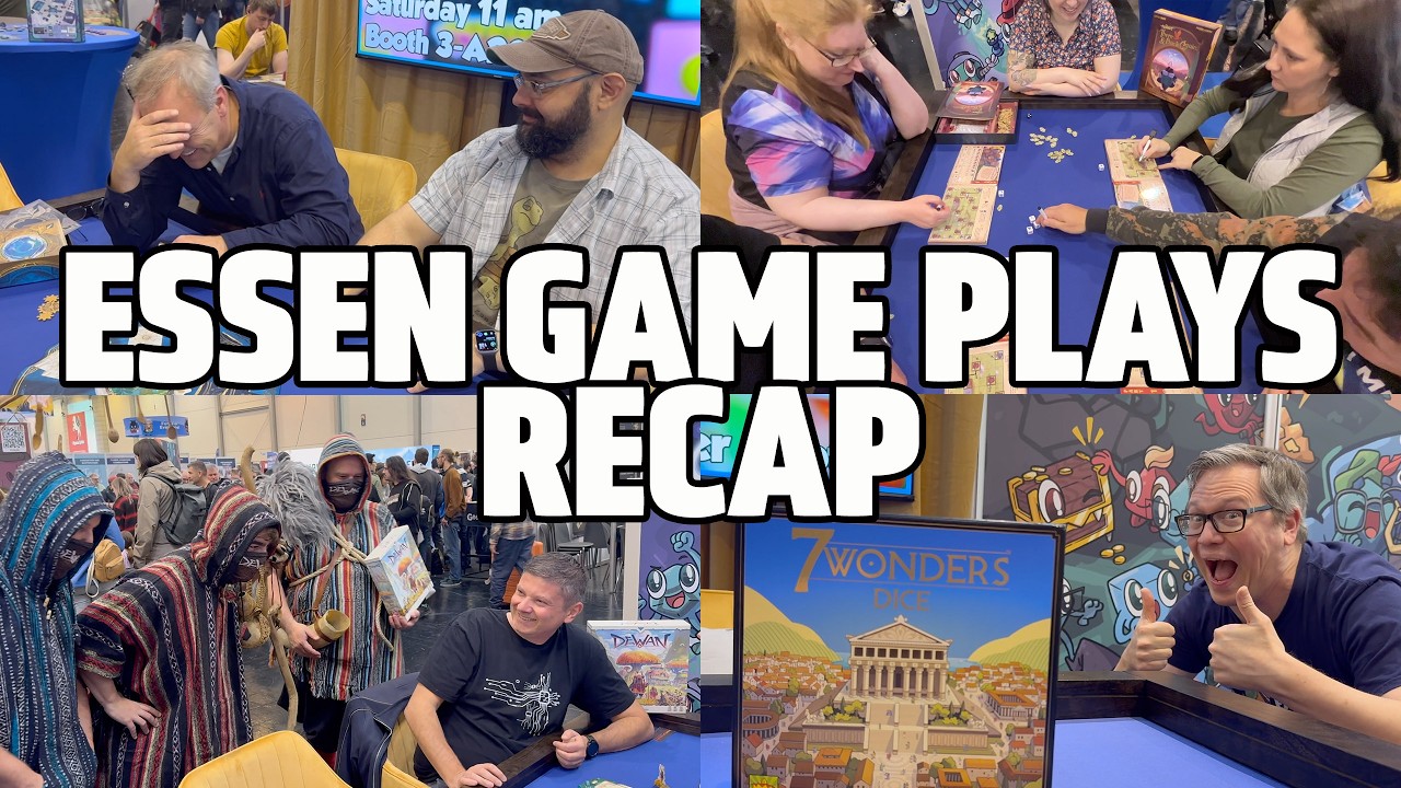 Dice Tower Essen Game Plays Recap