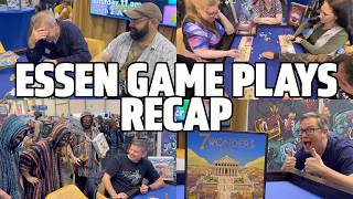 Dice Tower Essen Game Plays Recap