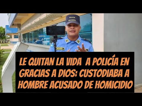 Policía Nacional confirmó el fallecimiento en cumplimiento del deber del agente Antonio Bosen #504 