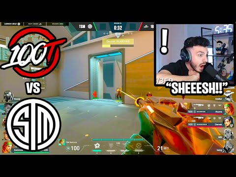 TARIK REACTS TO 100 Thieves vs TSM FTX - HIGHLIGHTS - VCT 2022 - NA - Main Event | VALORANT