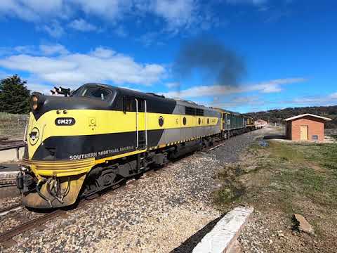 GM27, 442S2 & 602 at Tarana NSW.  Tue 25th Aug 2020