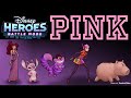 PINK TEAM Disney Heroes Battle Mode Hamm Honey Lemon Cheshire Cat Angel And Megara