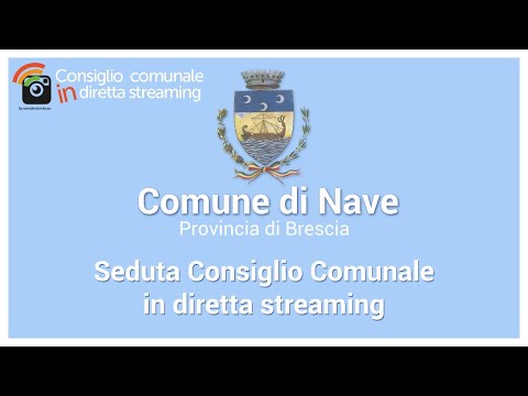 Consiglio comunale di Nave di venerdì 28 luglio 2023 ore 20:00