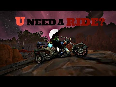 WoW Heirloom mount Chauffeured Chopper how to get it ...