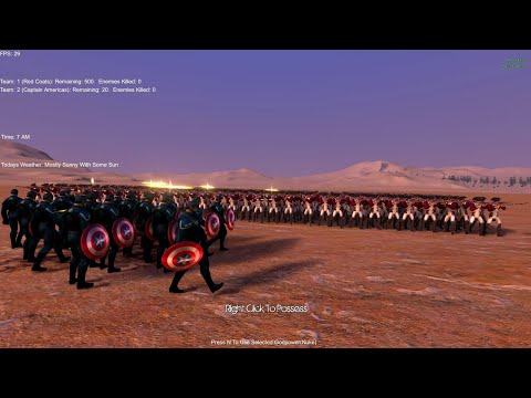 20 Captain America VS. 500x Every Base Units | EP.10 Sci-Fi & RedCoat - UEBS