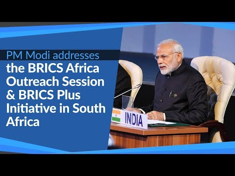 PM Modi addresses the BRICS Africa Outreach Session & BRICS Plus Initiative in South Africa