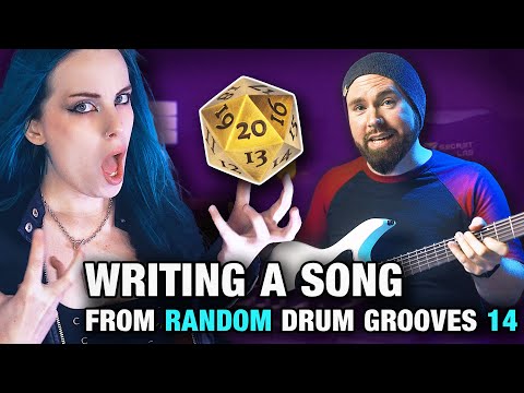 Writing Songs from RANDOM Drum Grooves 14 (ft. Andy Gillion and Rachl "Raxx" Quinn)