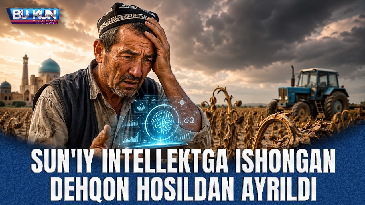 BU KUN - SUN'IY INTELLEKTGA ISHONGAN DEHQON HOSILDAN AYRILDI