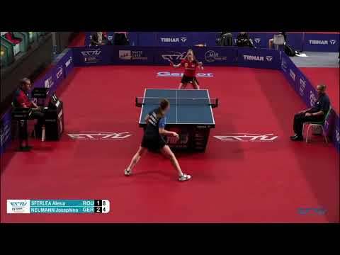 Josephina Neumann (GER) vs Alesia Sferlea (ROU) | U15 Rd 4 | 2022 Europe Youth Top 10