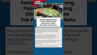 Download lagu Sempat Ngopi Bareng, Pasangan Suami Istri di Pemalang Ditemukan Tewas Misterius di Atas Batu mp3