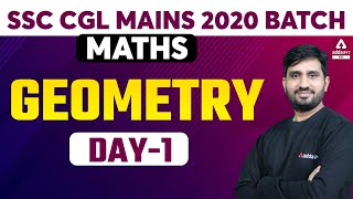 SSC CGL Tier 2 Batch | SSC CGL Maths Classes | Geometry Day #1